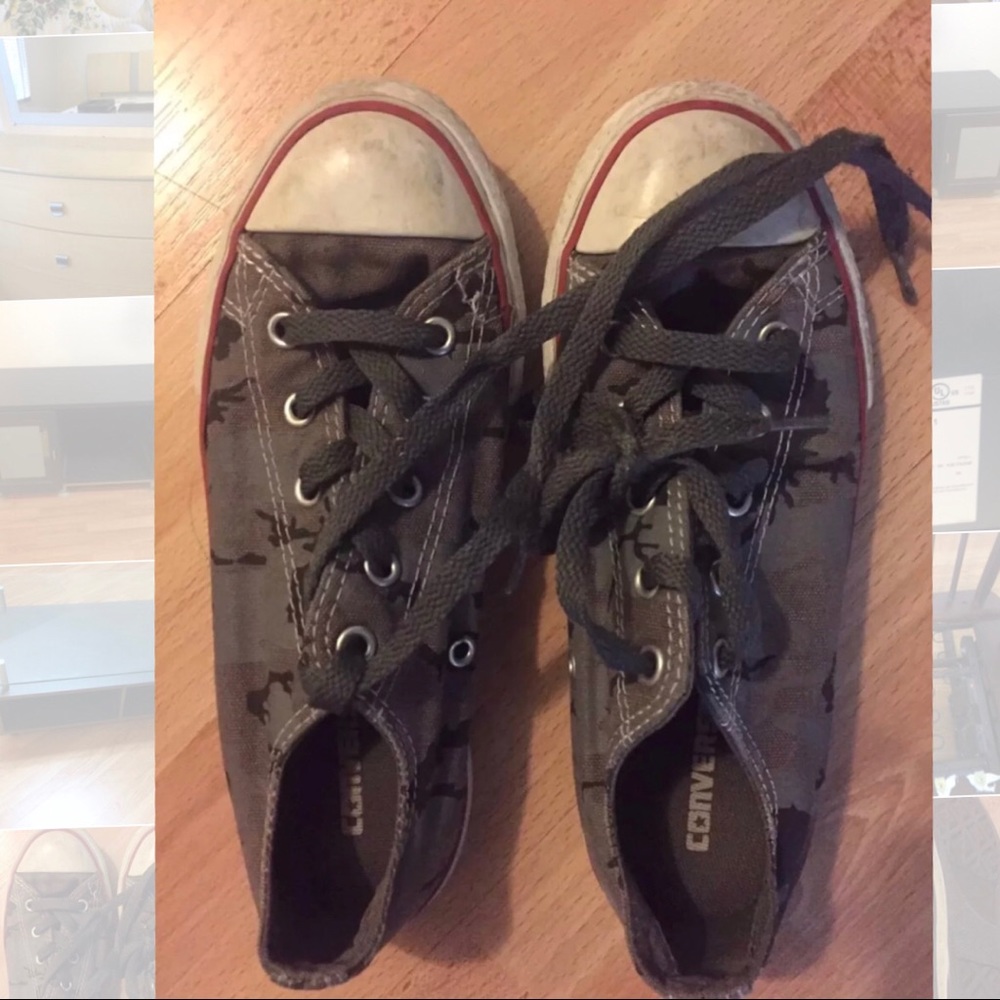 Boys converse Camo style 2